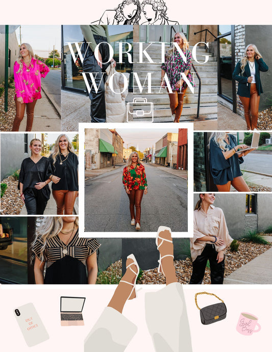 working woman collection graphic