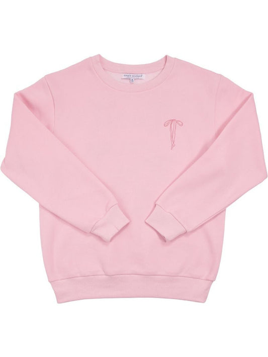 Youth Dilara Faith Over Fear Pink Sweatshirt