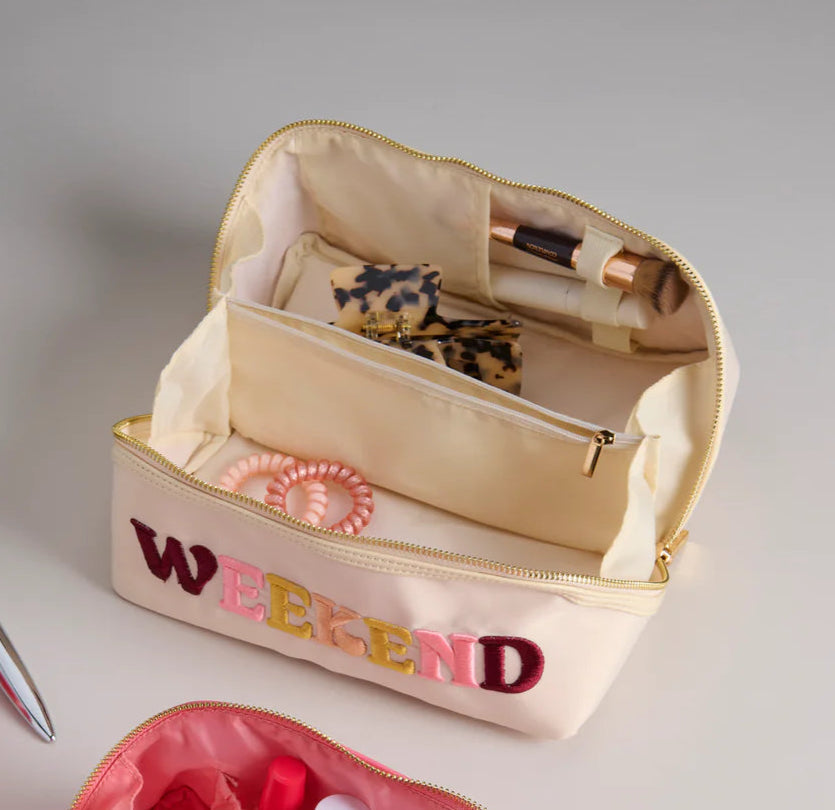 Weekend Ivory Cosmetic Bag