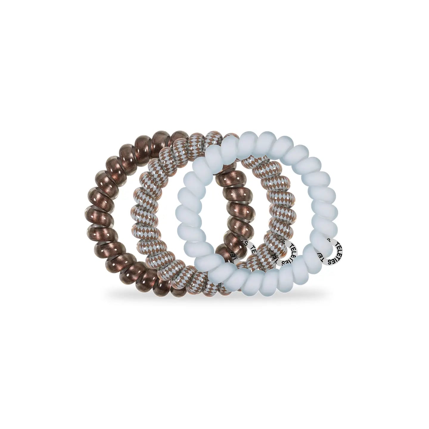 Truly Taupe Large Spiral Hair Ties
