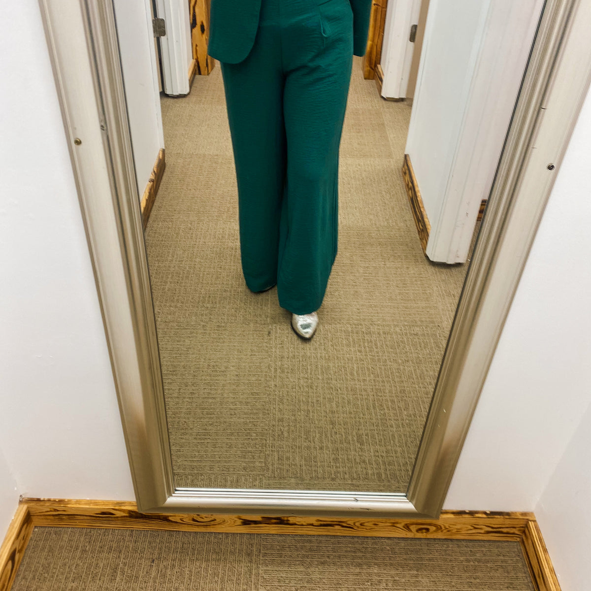 Business Woman Pleated Dress Pants
