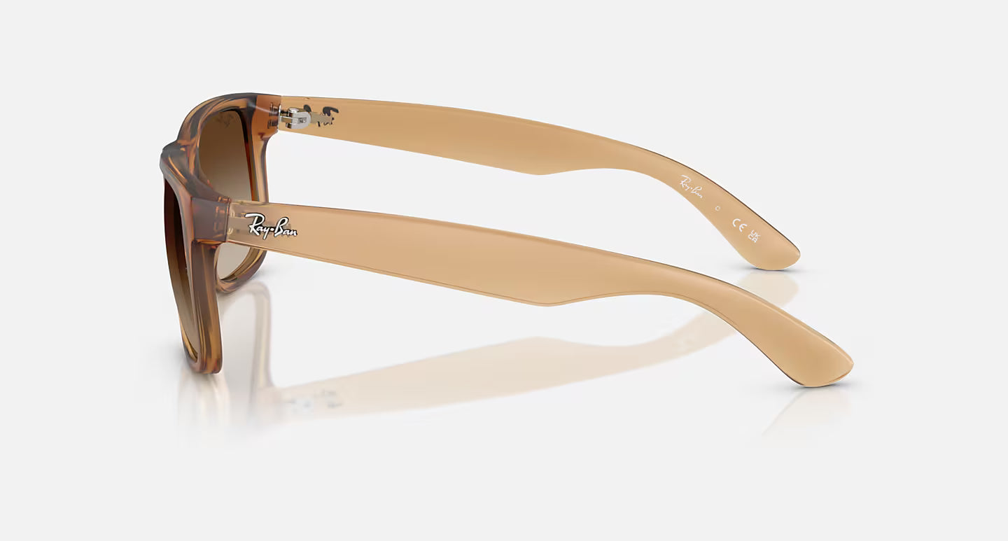 Ray-Ban Justin Classic Rubber Beige & Gradient Brown Sunglasses