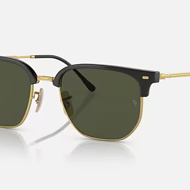 New Clubmaster Black and Green RayBan Sunglasses