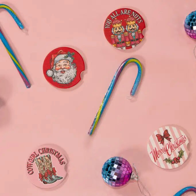 Holiday Car Coaster -4 Colors