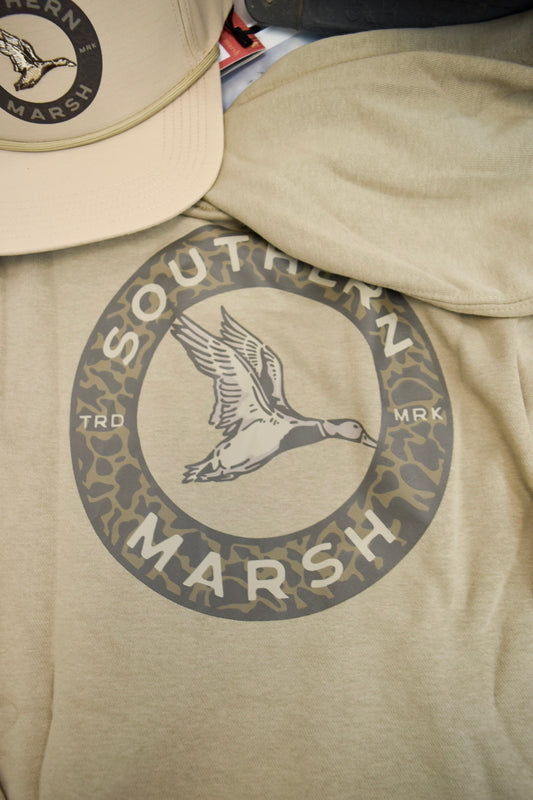 Youth Inflight Camo Surfside Khaki Hoodie