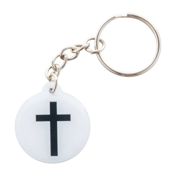 Tap to Pray keychain, shown in one of nine available colors