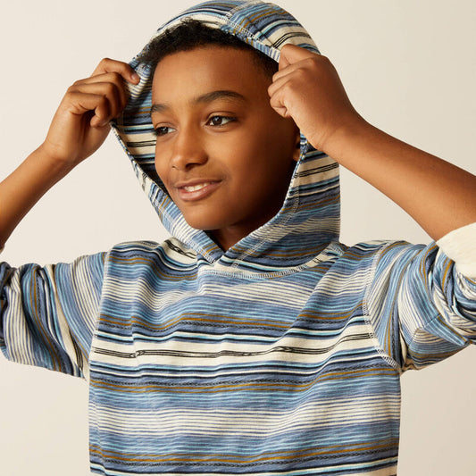 Ariat Boy's Bone White Retro Hoodie