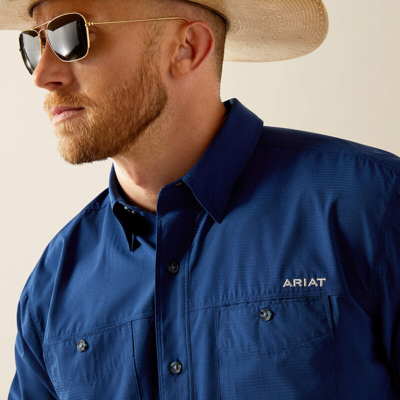 Airat Men's Estate Blue 360 Airflow Classic Fit Shirt