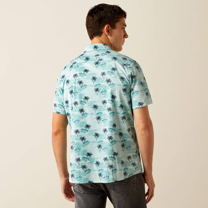 Ariat Men's Turquoise Maverick Modern Fit Shirt
