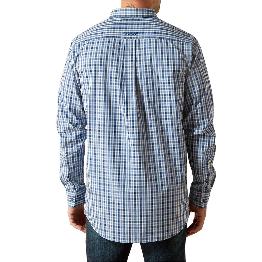 Ariat Men's Blue Pro Series Stephen Long Sleeve Shirt