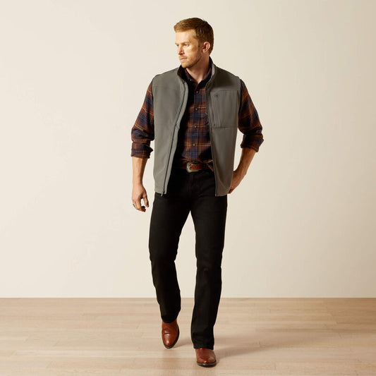 Ariat Men's Grey Vernon Softshell Vest