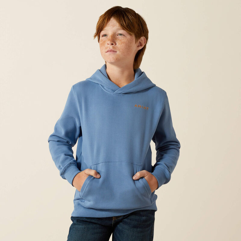 Ariat Youth Coronet Blue Sun Valley Circle Hoodie