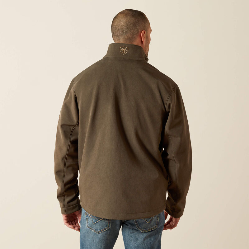 Ariat Men's Earth Green Logo Softshell Jacket