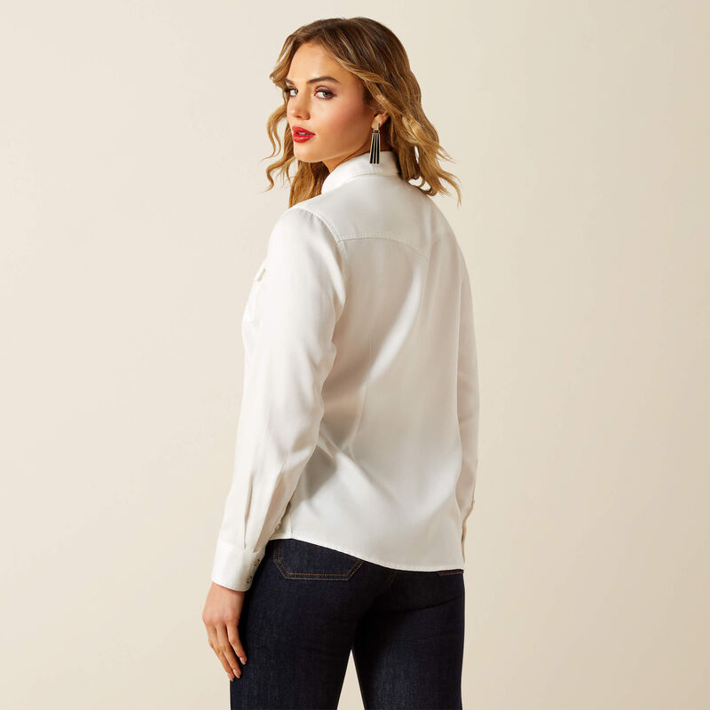 Ariat Timeless Western Cloud Dancer Button Up Shirt