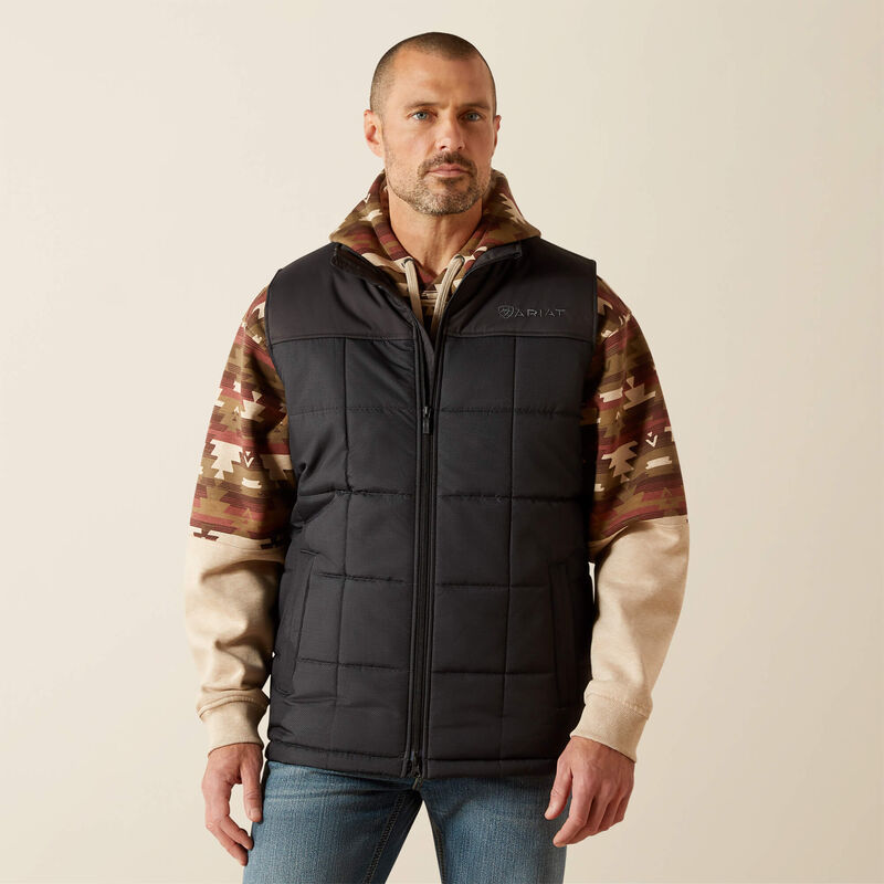 Men's Ariat Black Crius Insulated Vest