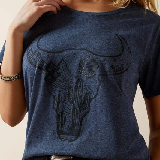 Ariat Bull Night Sky Navy Tee