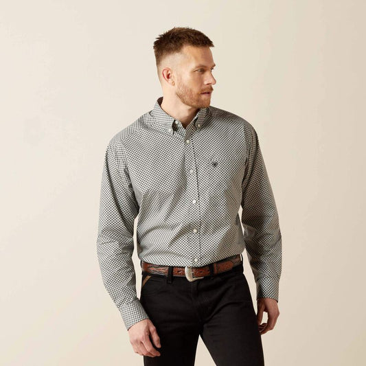 Ariat Men's Grey Tristan Classic Fit Shirt
