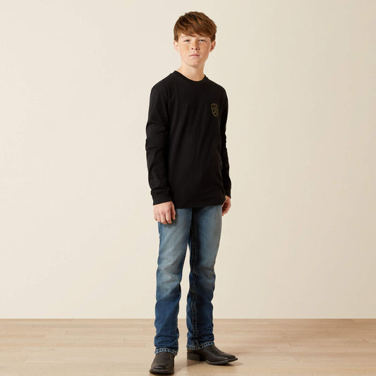Ariat Boys Black Easy Rider Tee