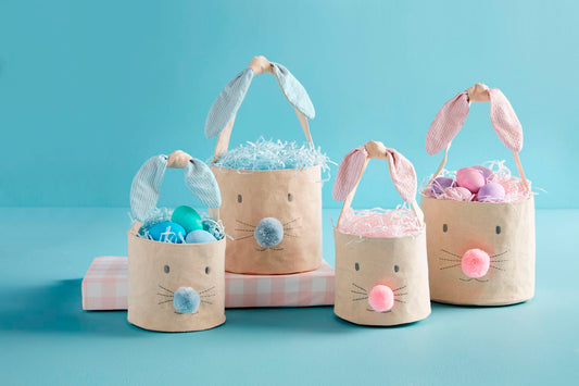Blue Bunny Easter Basket -2 Sizes