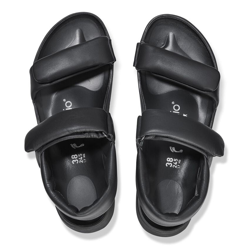 Theda Black Leather Birkenstock Sandal