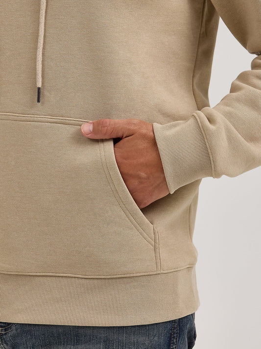 Wrangler Men's Trench Coat Classic Logo Hoodie