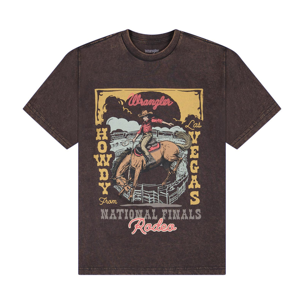 Wrangler Retro Graphic Short Sleeve T-Shirt - Regular Fit - Phantom