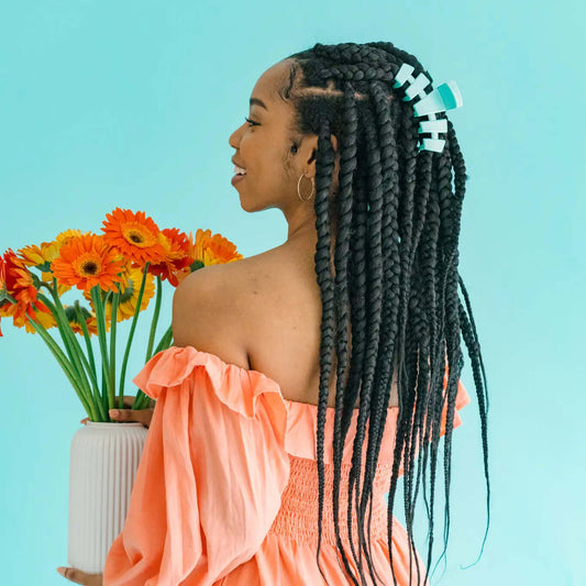 Teleties Classic Totally Turquoise Large Hair Clip