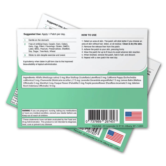 Sleep Aid Topical Patch For Kids