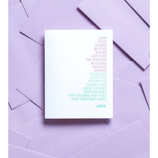 The New Baby Congratulations Card