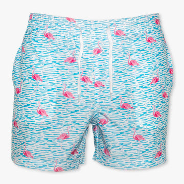 Coast Clothing Co Men's Flamingo Swim Trunks - Macy's