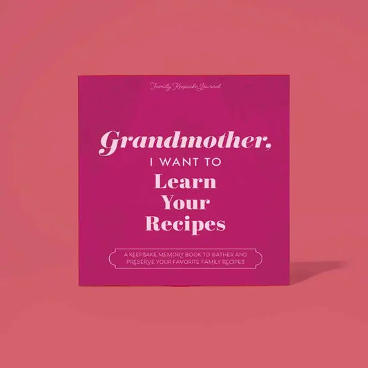 Grandmother Learn Your Recipe Book