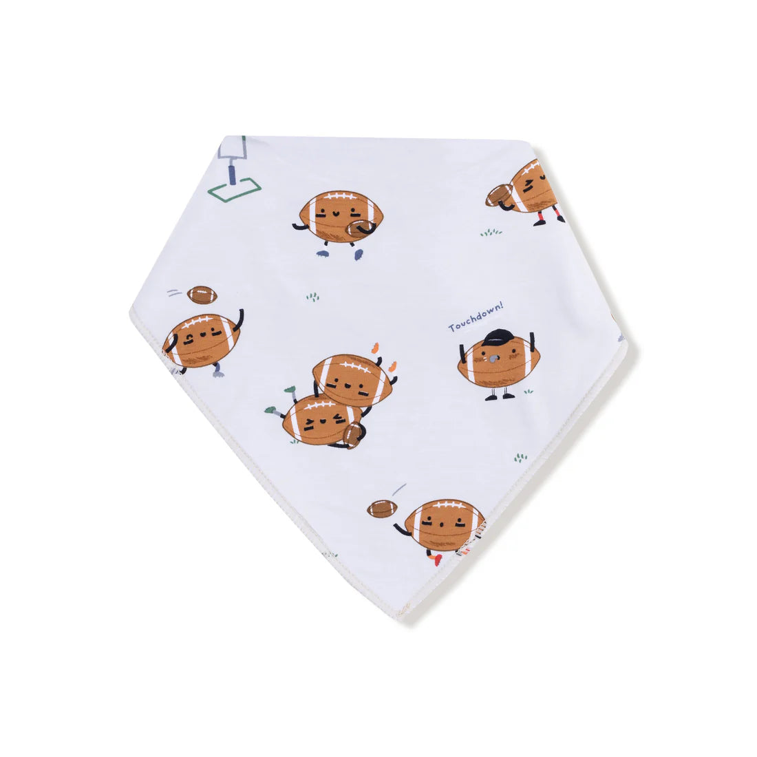 Footballs Playing Football Bandana Bib