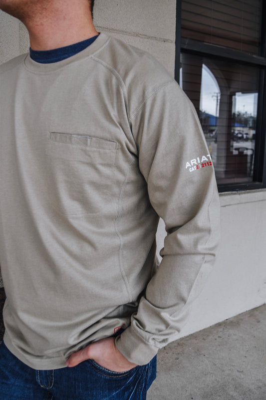 Men's Ariat FR Air True Grit Silver Lining Shirt