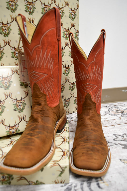 Anderson Bean Men's Distressed Cowhide Leather Dress Boot