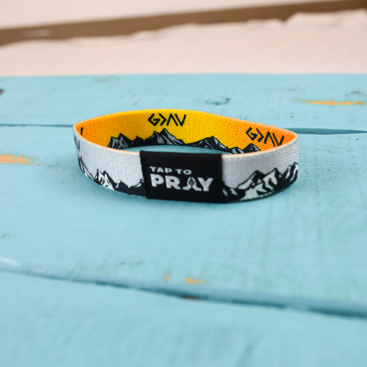 Tap To Pray reversible wristband