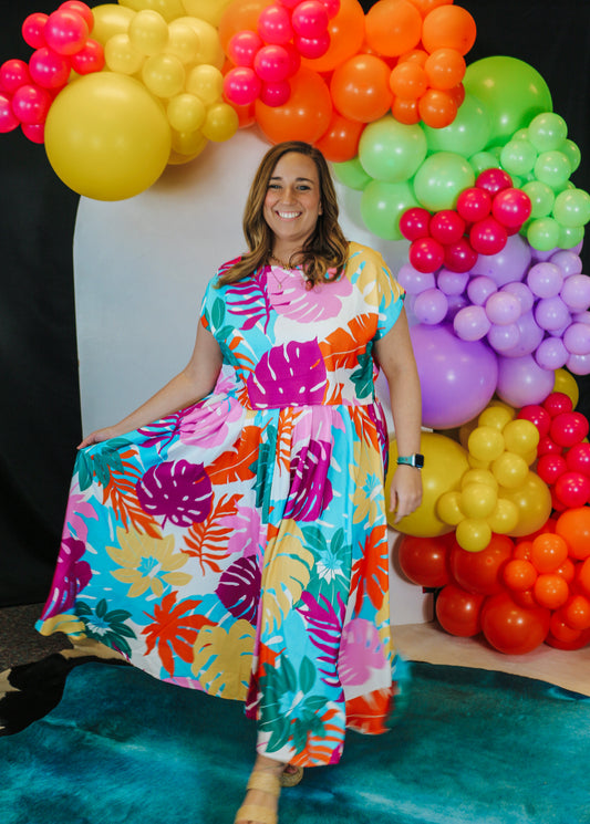 Trip To The Trops Multi Color Top