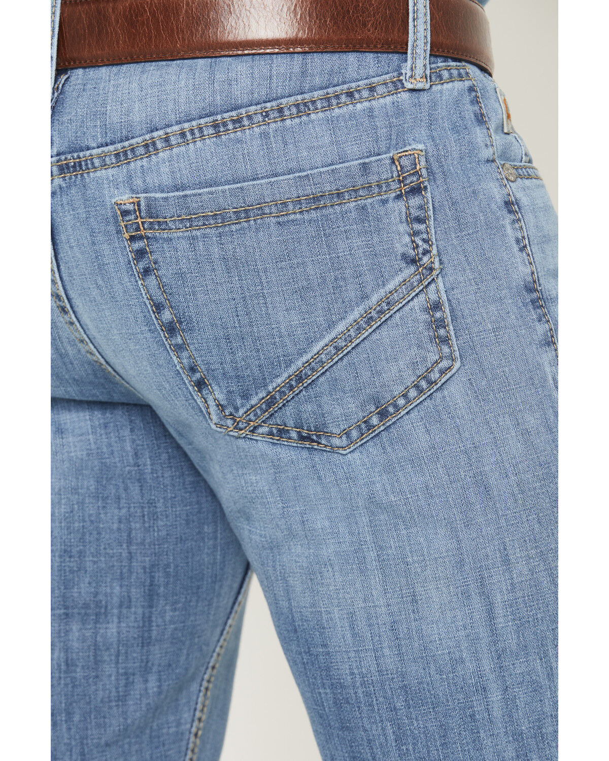 Cinch Men's Ian Light Stone Wash Slim Boot Cut Jeans