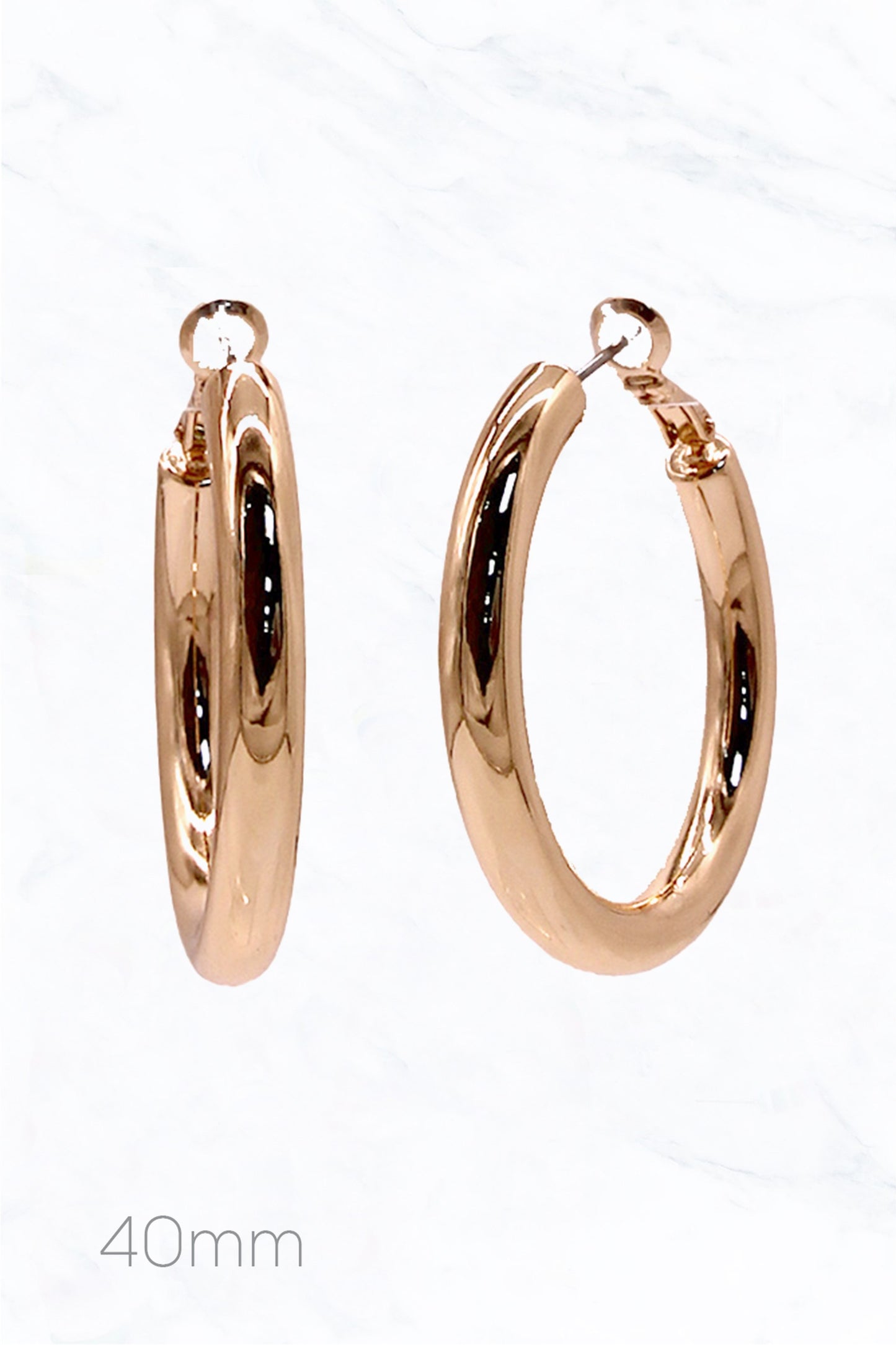 Classic Hoop Earrings - 2 Colors