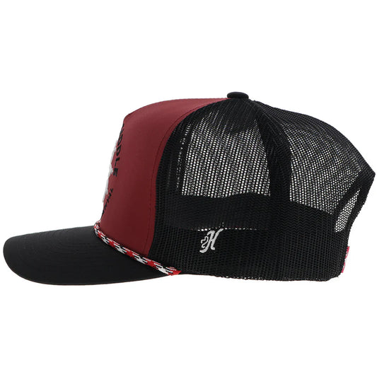Hooey Men's Sage To Saddle Red & Black 5 Panel Hat