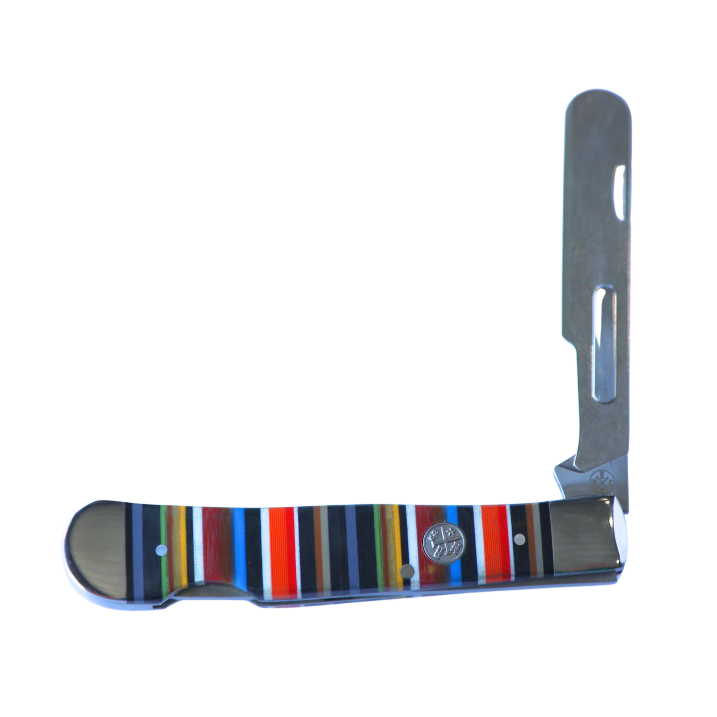 Rusted Nail Poncho Lock Blade Bullcutter Trapper Knife