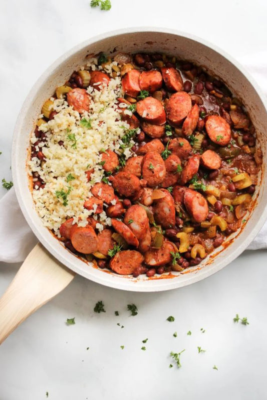 What's Cookin' Red Beans, Sausage And Rice