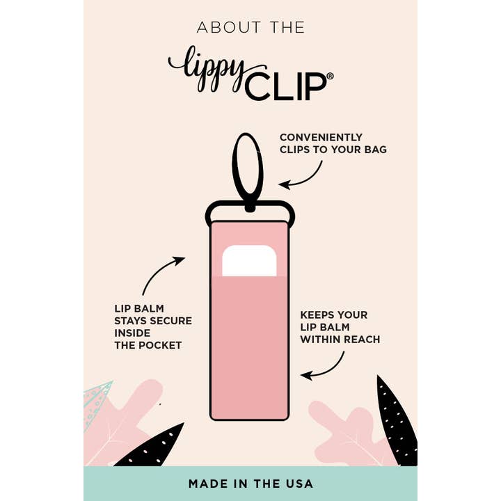 Lippy Clip Lip Balm Holder Keychain- Tacos