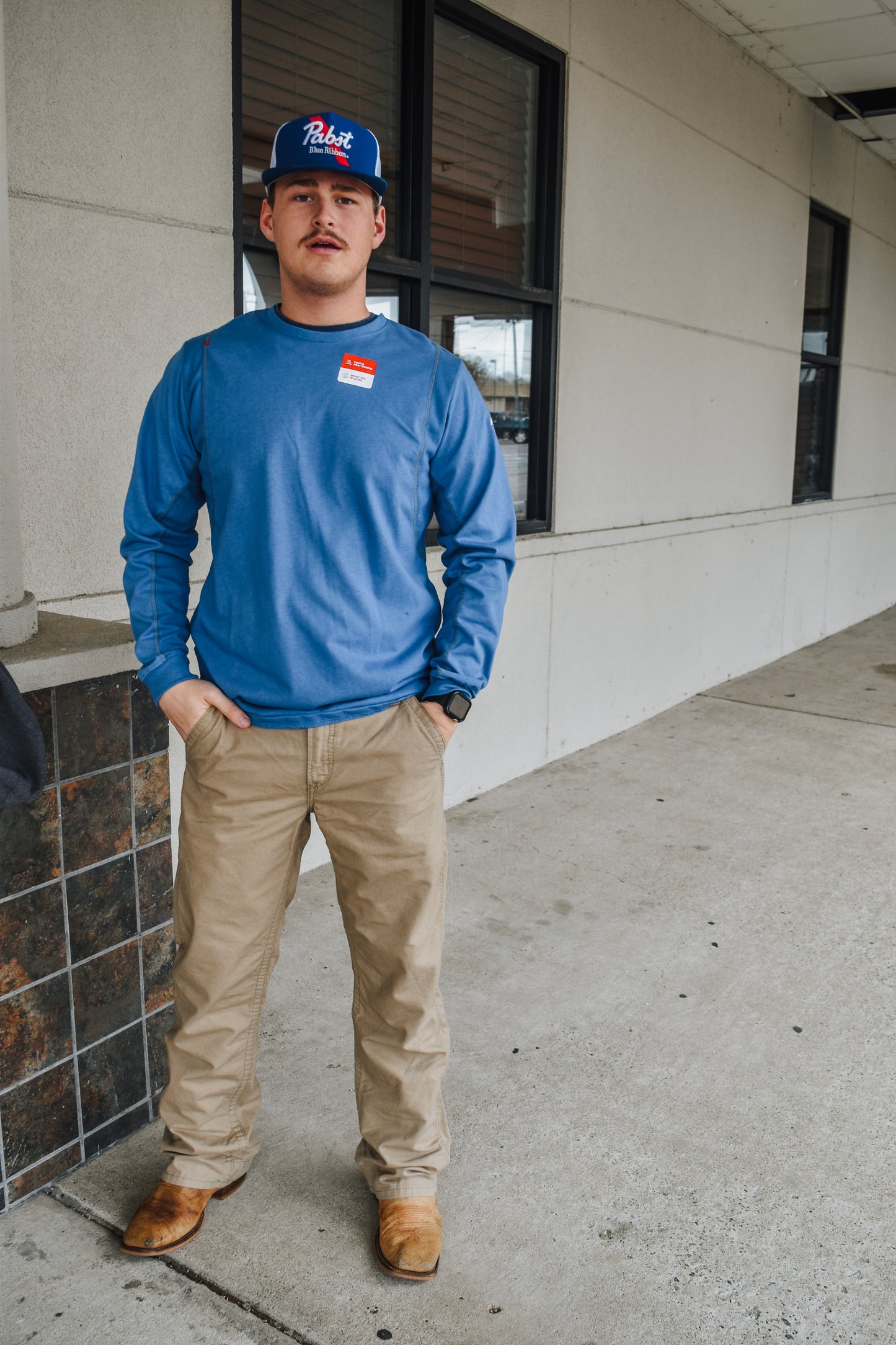 Ariat Campanula Blue FR AC Crew Shirt