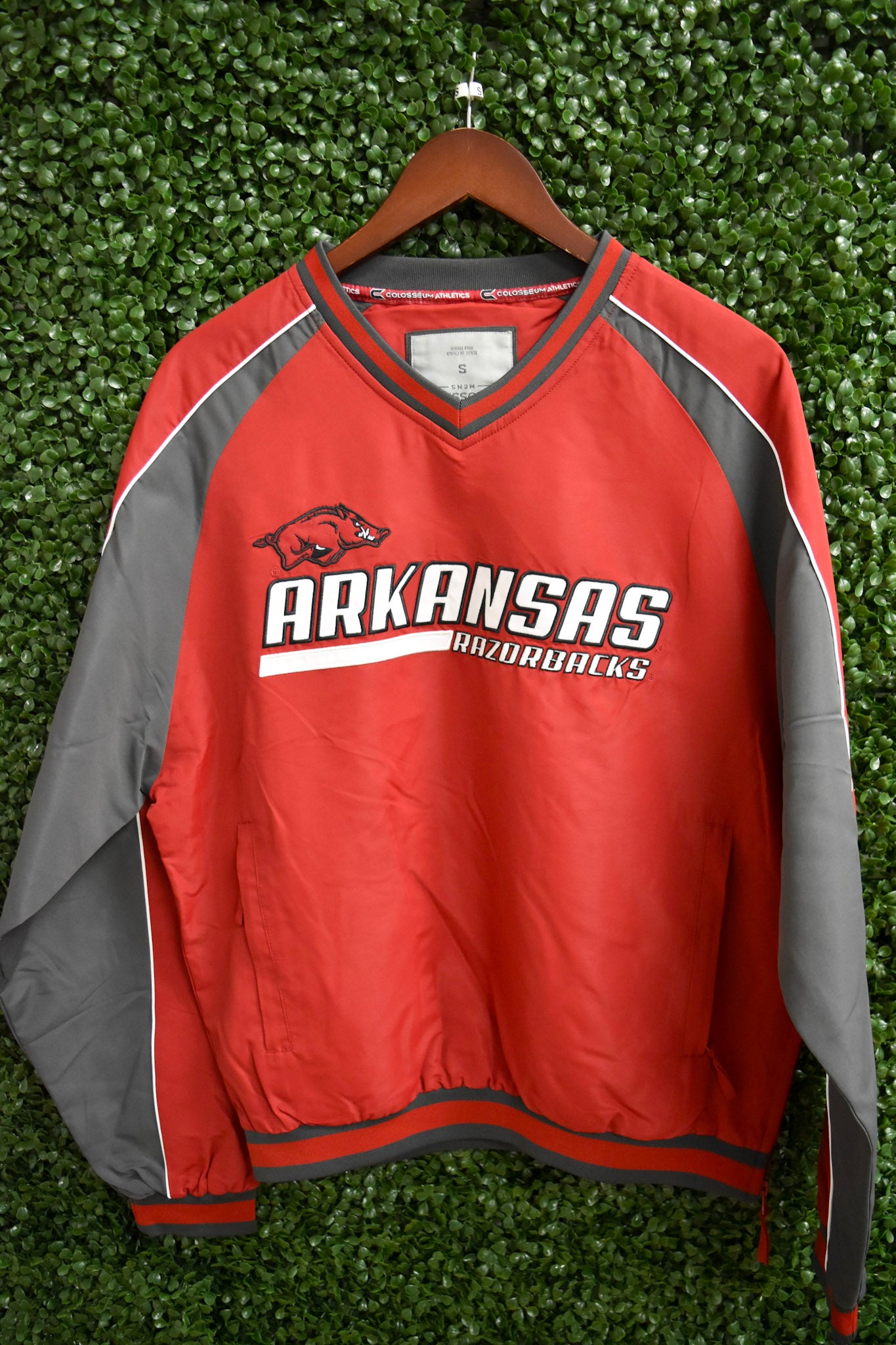 Arkansas Men's Red Coach Jacket