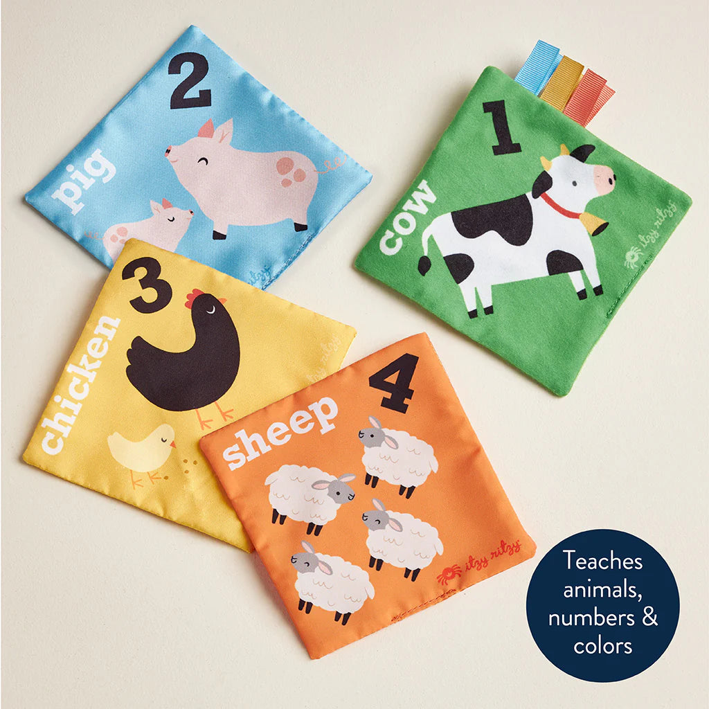 Farm Friends Itzy Sensory Scarves™ Pull-And-Take Toy