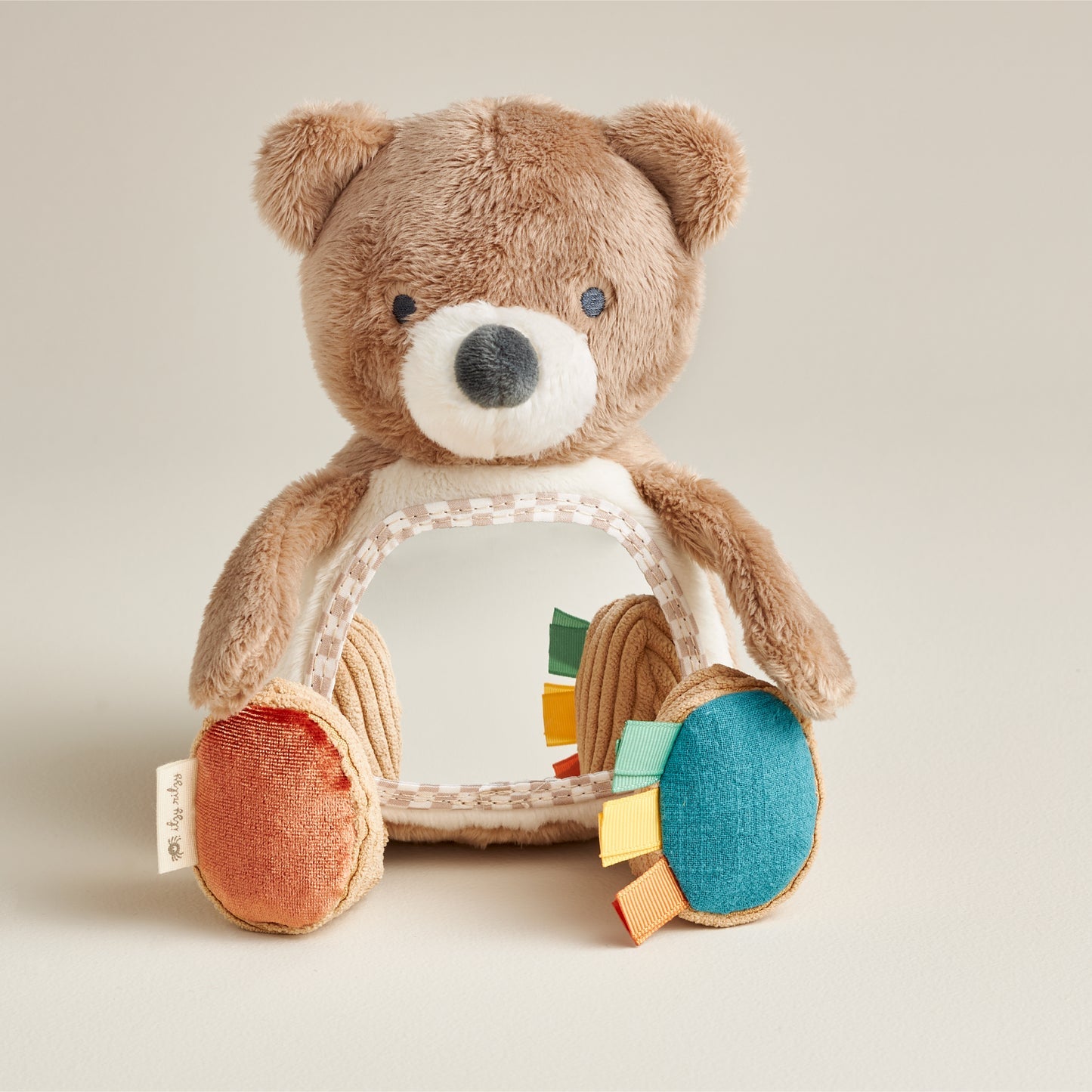 Theo The Bear Itzy Bitzy Mirror™ Sensory Tummy Time Mirror