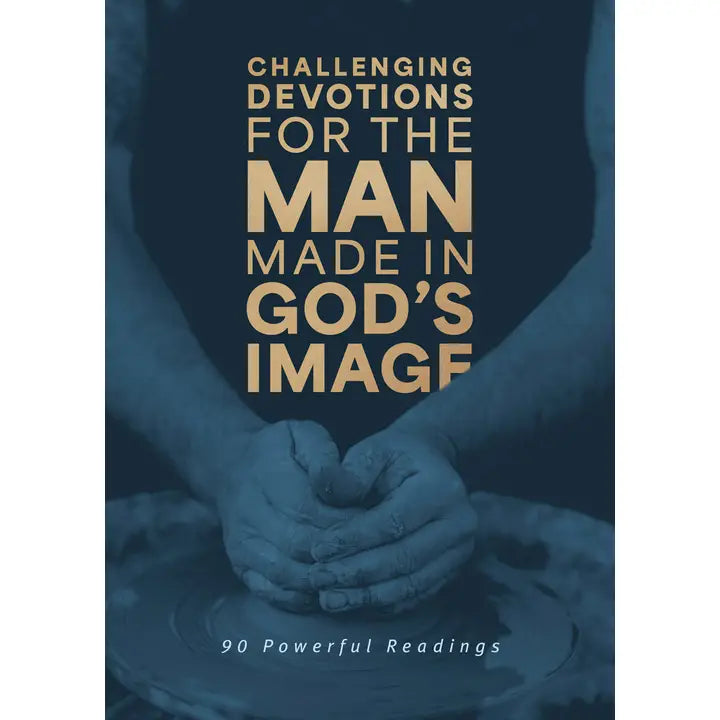 Challenging Devotions for the Man Made in God's Image book, front cover