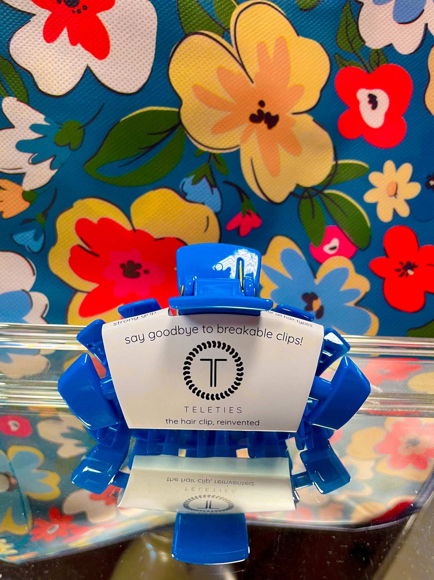 Teleties Medium Hair Claw Clips -4 Colors