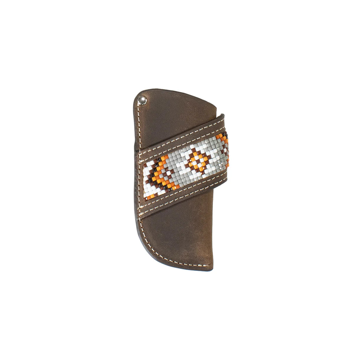 3D Vertical Southwest Diamond Brown Knife Sheath