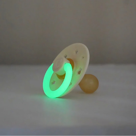 Itzy Soother™ Glow in the Dark Pistachio Rubber Pacifier